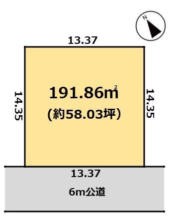 区画図　みどりの東31-6H